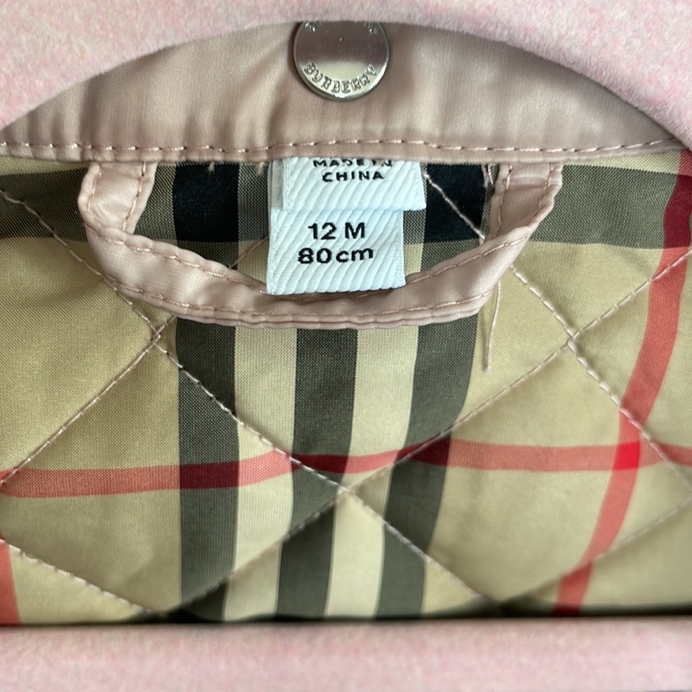 Burberry Pink Quilted Jacket - Picture 8 of 12